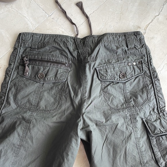 DALIA COLLECTION JEWEL DETAIL ADJUSTABLE CARGO PANT - Picture 3 of 8